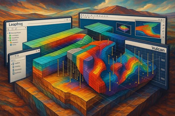 Teknik Pemodelan Geologi 3D Tingkat Lanjut Menggunakan Leapfrog, Surpac, dan Vulcan