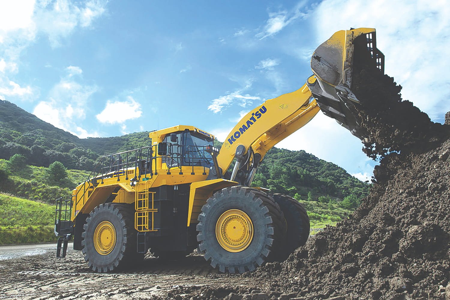 Wheel Loader Dengan Torsi Lebih Banyak
